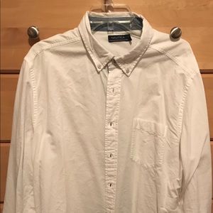 Men’s Nautica Cotton Button Down Oxford Shirt